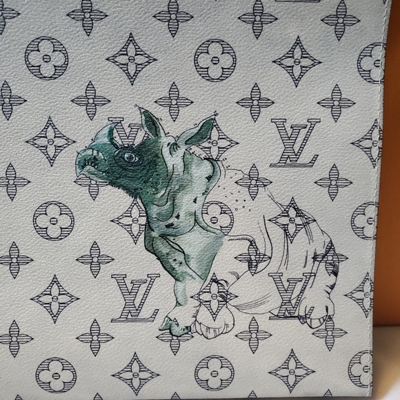 Limited edition Louis Vuitton x Chapman Brothers Pochette  LV #M66649 - Picture 10 of 15